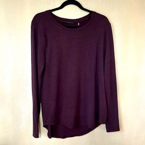 Tahari purple blouse